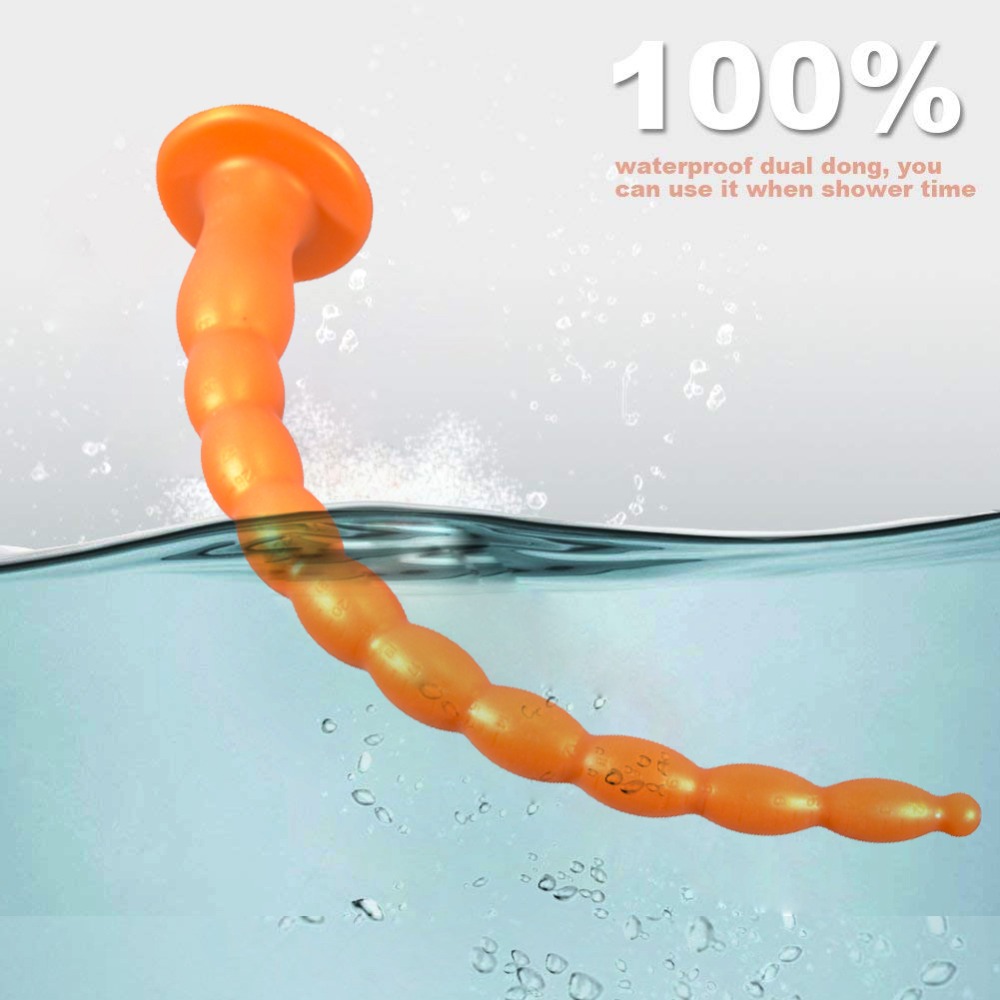 Silicone Anal Plug Prostate Massager Vaginal Stimulator Erotic Beads Dildo Adult Sensual Products - 8
