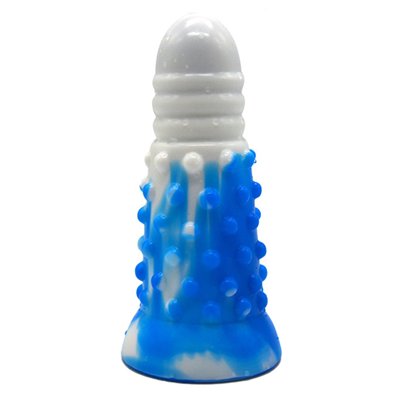 Extra Large Anal Dildo With Round Head Bumpy Design Pump Action Suction Cup Unisex Masturbator Pleasure Enhancer Sex Toy For Men And Women - 6