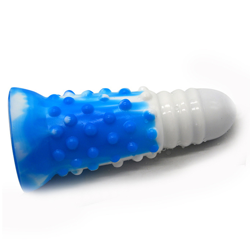 Extra Large Anal Dildo With Round Head Bumpy Design Pump Action Suction Cup Unisex Masturbator Pleasure Enhancer Sex Toy For Men And Women - 4