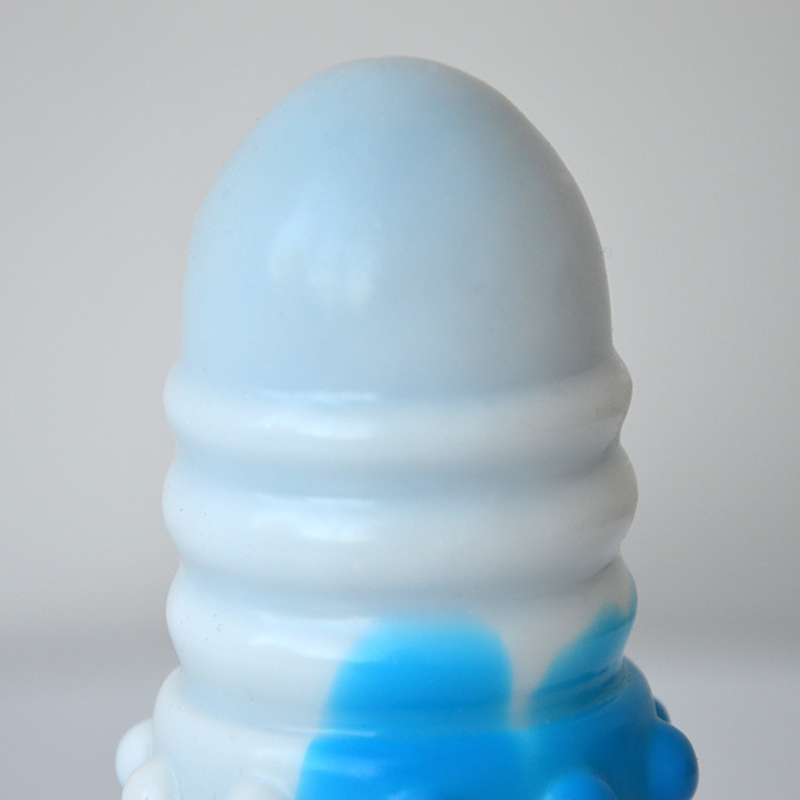 Extra Large Anal Dildo With Round Head Bumpy Design Pump Action Suction Cup Unisex Masturbator Pleasure Enhancer Sex Toy For Men And Women - 3
