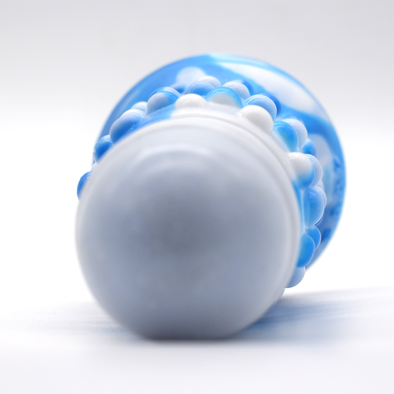 Extra Large Anal Dildo With Round Head Bumpy Design Pump Action Suction Cup Unisex Masturbator Pleasure Enhancer Sex Toy For Men And Women - 2
