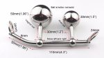 Double Ball Female Vaginal Anal Plug Steel Chastity Belts Rope Hook Sex Toy For Women Locking Belt Hooks Asslock - 2