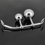Double Ball Female Vaginal Anal Plug Steel Chastity Belts Rope Hook Sex Toy For Women Locking Belt Hooks Asslock