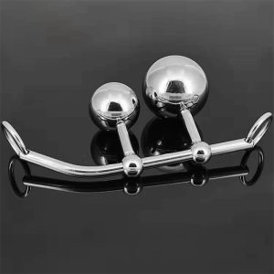 Double Ball Female Vaginal Anal Plug Steel Chastity Belts Rope Hook Sex Toy For Women Locking Belt Hooks Asslock