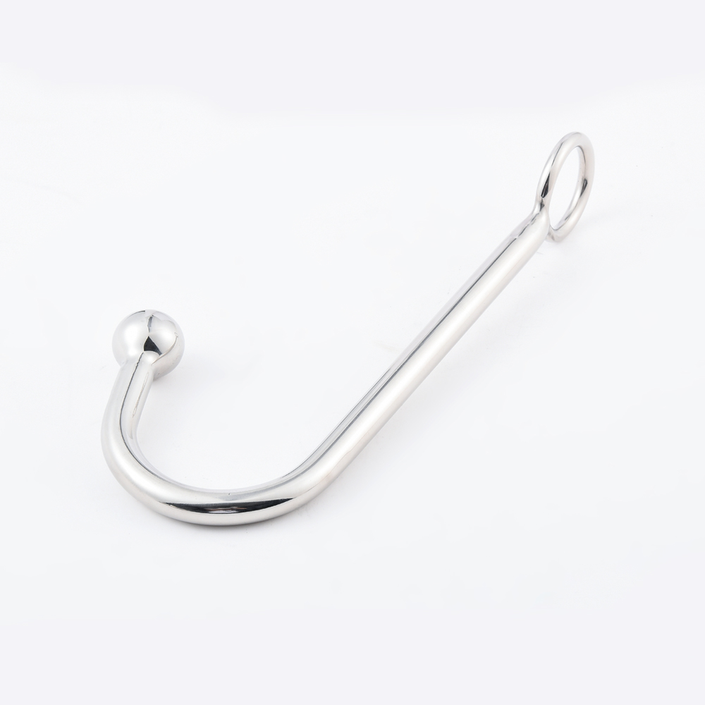 Stainless Steel Unisex Anal Plug With Ball For Adult Erotic Games Lgbtq Friendly - 2