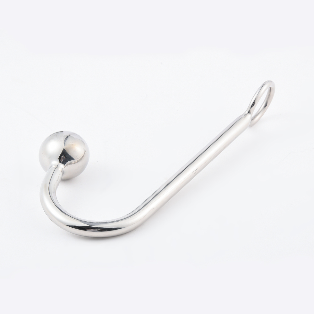 Stainless Steel Unisex Anal Plug With Ball For Adult Erotic Games Lgbtq Friendly - 3