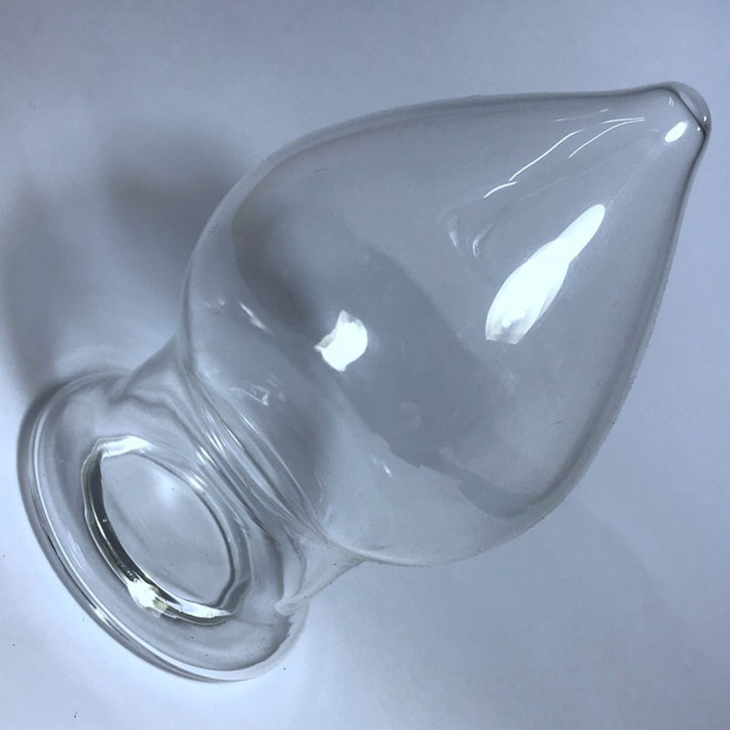 72mm Large Glass Anal Plug Hollow Butt Expander Speculum Dilator Erotic Stimulator Toy For Adults - 2