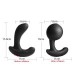 Sex Shop Inflatable Anal Plug Prostate Massage Vibrator Vaginal Anus Pump Expansion Butt Toys For Men Women - 6