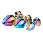 Stainless Steel Jeweled Anal Butt Plugs Trainer Toys Sex Love Games Personal Massager For Women Men Couples Lover - 4