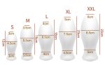White Super Big Butt Plug Soft Thick Horse Dildo Anal Fisting Masturbation Device Expander Erotic Sex Toy - 6