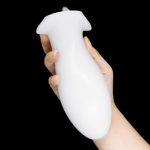 White Super Big Butt Plug Soft Thick Horse Dildo Anal Fisting Masturbation Device Expander Erotic Sex Toy - 3