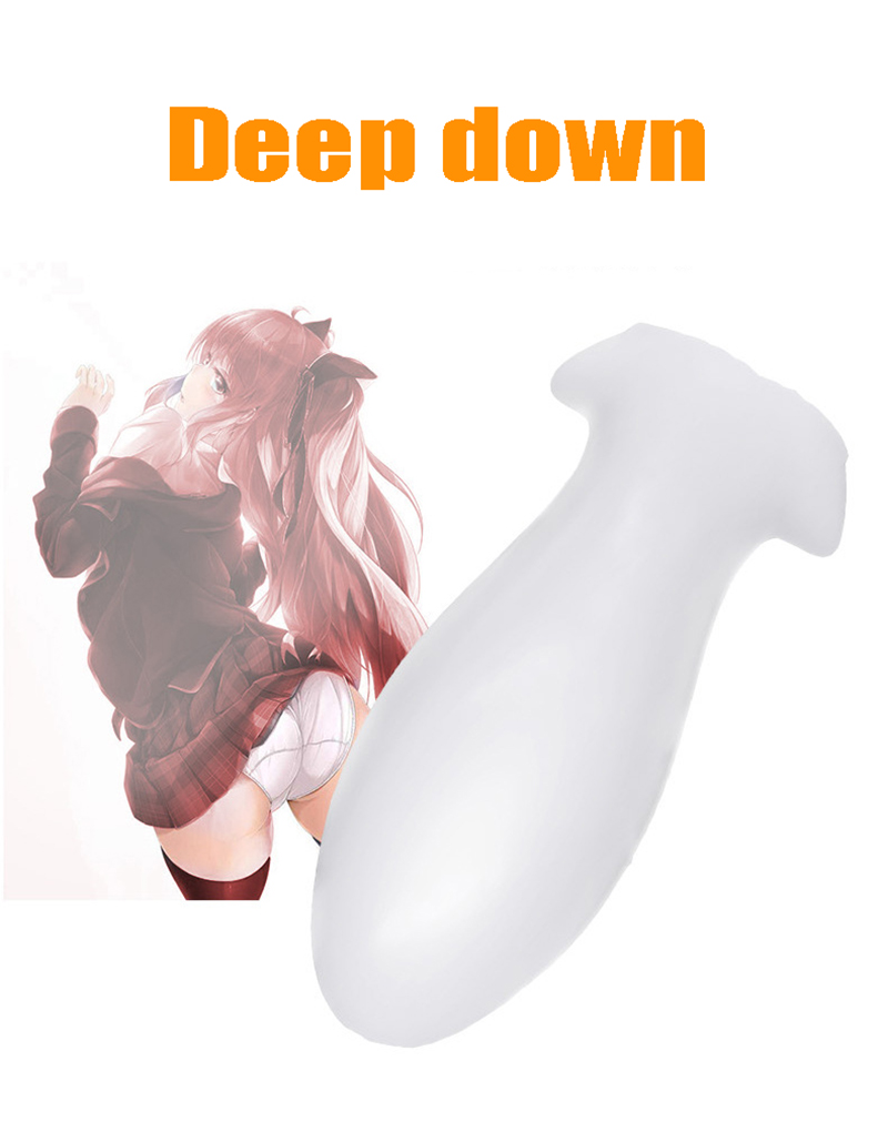 Large White Silicone Horse Dildo Soft Thick Butt Plug Anal Expansion Fisting Masturbation Erotic Adult Sex Toy - 5