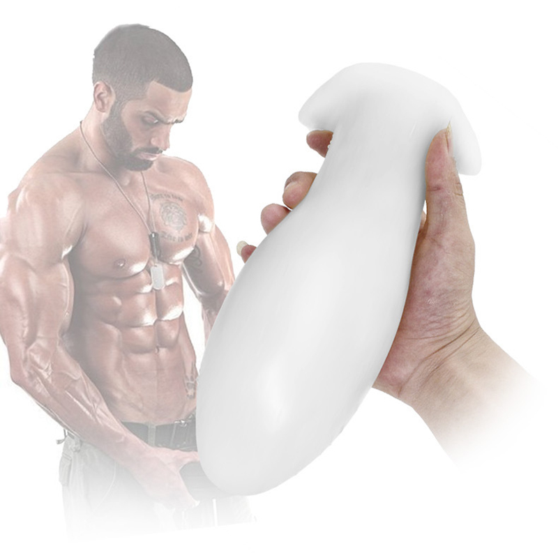 Large White Silicone Horse Dildo Soft Thick Butt Plug Anal Expansion Fisting Masturbation Erotic Adult Sex Toy - 3