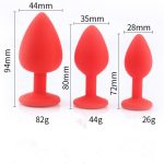 4 Colors Large Size Round Shape Silicone Butt Plug Anal Unisex Sex Stopper Adult Toys For Men Women Trainer Couple - 6
