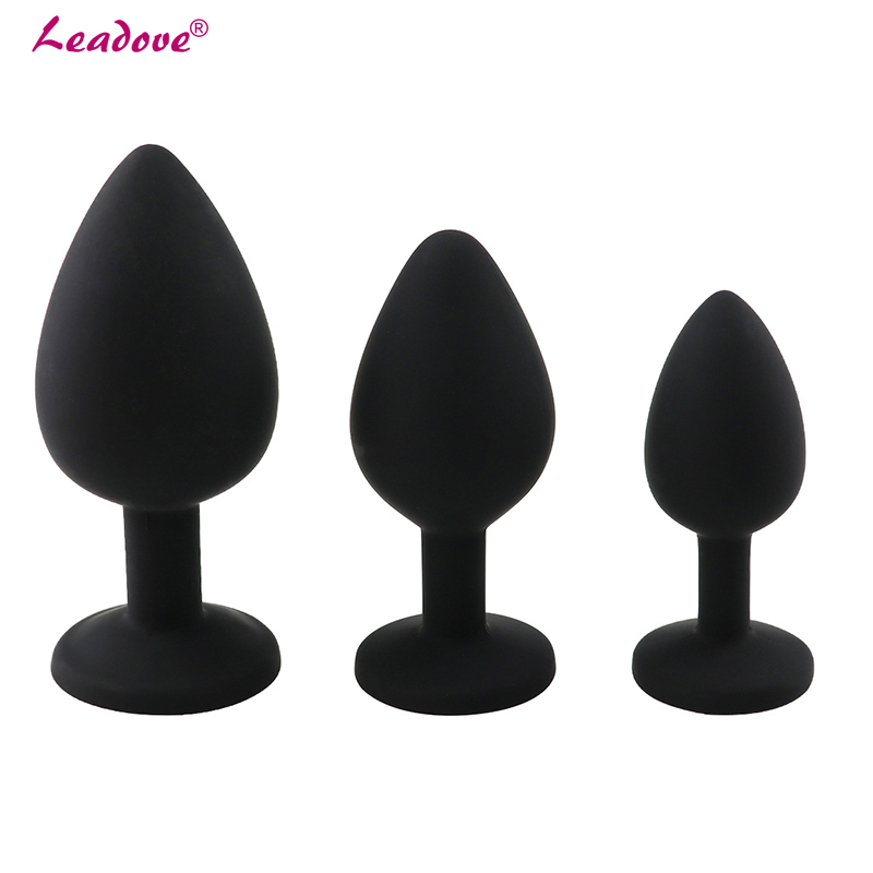Unisex Large Silicone Anal Trainer Butt Plug 4 Colors Couples Adult Pleasure Toy For Men Women - 8