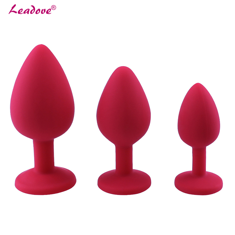 Unisex Large Silicone Anal Trainer Butt Plug 4 Colors Couples Adult Pleasure Toy For Men Women - 7
