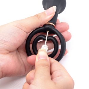 Inflatable Double Beads Vibrator Prostate Massager Anal Dildo Female Masturbator Stimulation Sex Toys - 3