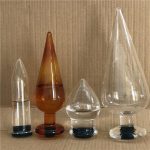Hollow Water Injection Glass Anal Plug Huge Dildo Sex Toys For Man Woman G Spot Stimulation Buttplug - 6