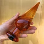 Hollow Water Injection Glass Anal Plug Huge Dildo Sex Toys For Man Woman G Spot Stimulation Buttplug - 2