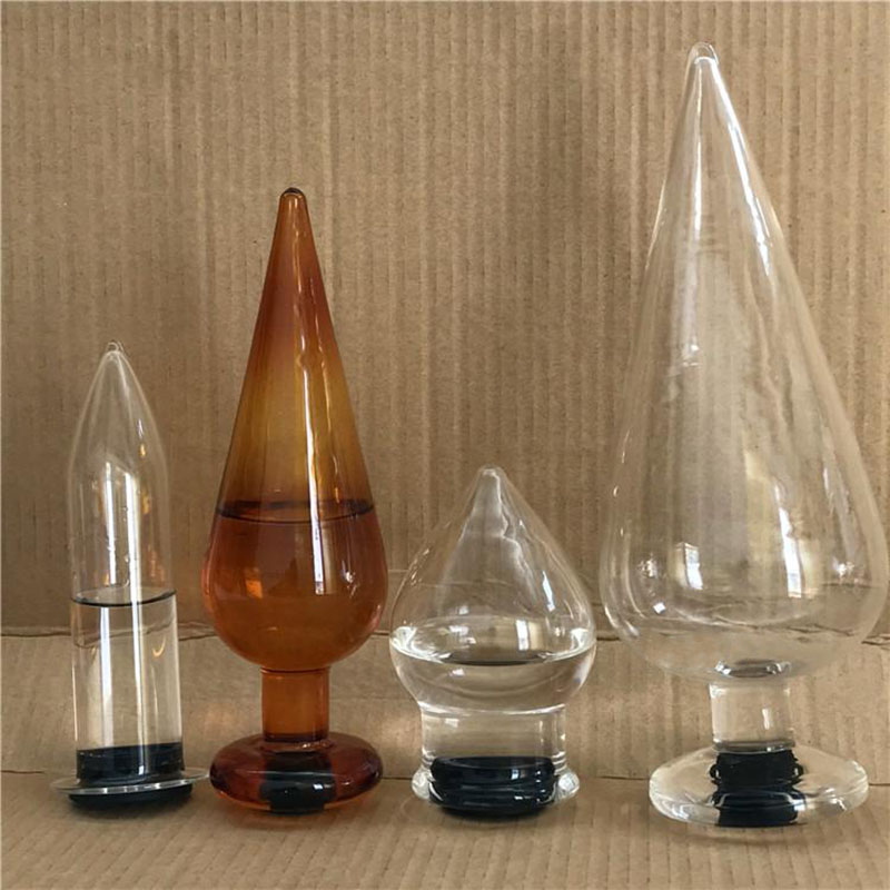Large Glass Anal Plug Dildo Gspot Stimulation Sex Toy Hollow Waterfilled For Men Women - 14