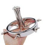 Zerosky Metal Vaginal Anal Spreader With Adjustable Size Butt Plug Sex Toys For Men Women Couple - 5