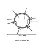 Zerosky Metal Vaginal Anal Spreader With Adjustable Size Butt Plug Sex Toys For Men Women Couple - 2