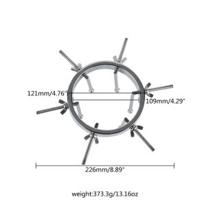 Zerosky Metal Vaginal Anal Spreader With Adjustable Size Butt Plug Sex Toys For Men Women Couple - 2
