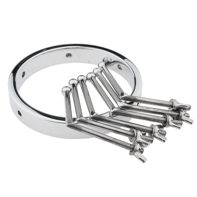 Zerosky Metal Vaginal Anal Spreader With Adjustable Size Butt Plug Sex Toys For Men Women Couple