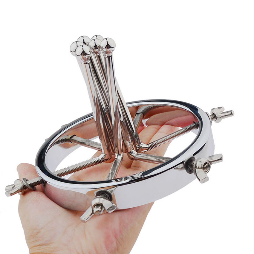 Zerosky Adjustable Metal Anal Vaginal Spreader With Butt Plug Versatile Adult Toy For Couples Men And Women - 6