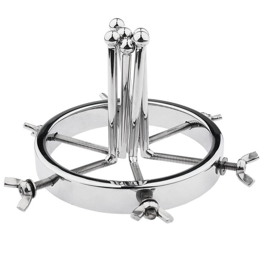 Zerosky Adjustable Metal Anal Vaginal Spreader With Butt Plug Versatile Adult Toy For Couples Men And Women - 5