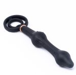 Inflatable Anal Beads With Rings Metal Ball Butt Plug Large Dildo Pump Prostate Massager Adult Sex Toys For Women Men - 6