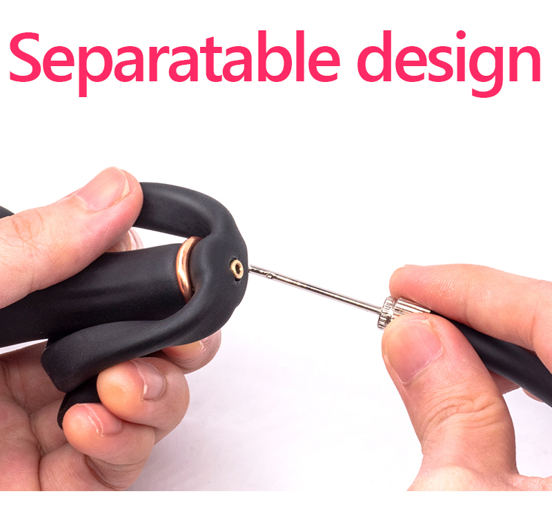 Large Inflatable Anal Beads With Metal Ball Prostate Massager Dildo Pump Unisex Adult Sexual Wellness Toy - 4