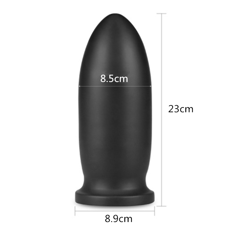Unisex Lovetoy 9inch Kingsized Anal Dildo Gspot Massager Huge Butt Plug Sex Toy - 2