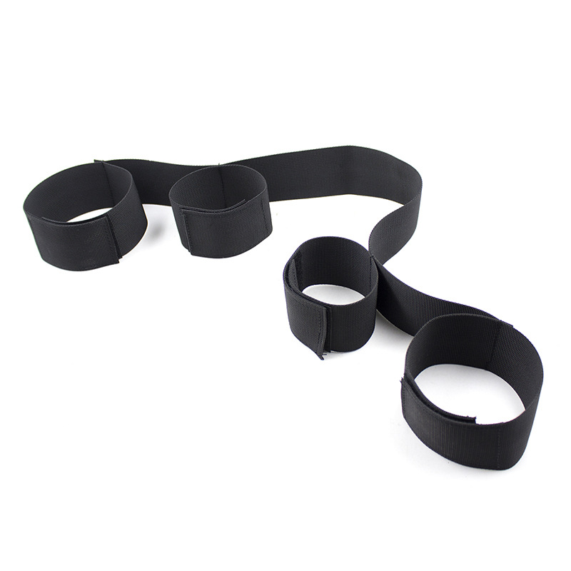 Adjustable Bdsm Bondage Handcuffs Ankle Restraints Nylon Straps For Couples Adult Fetish Games Toys - 3