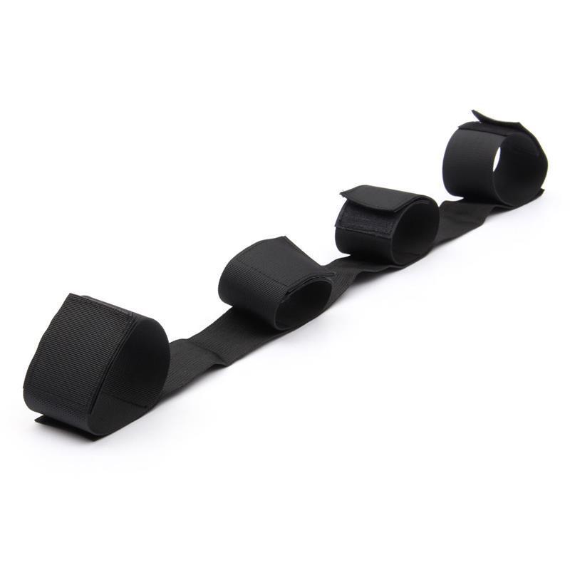 Adjustable Bdsm Bondage Handcuffs Ankle Restraints Nylon Straps For Couples Adult Fetish Games Toys - 4