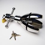 Anal Stretching Open Tool Adult Sex Toy Stainless Steel Plug With Lock Ass - 5