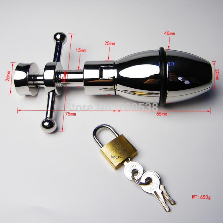 Stainless Steel Anal Stretching Device Adult Pleasure Toy With Secure Locking Feature For Enhanced Intimacy - 7