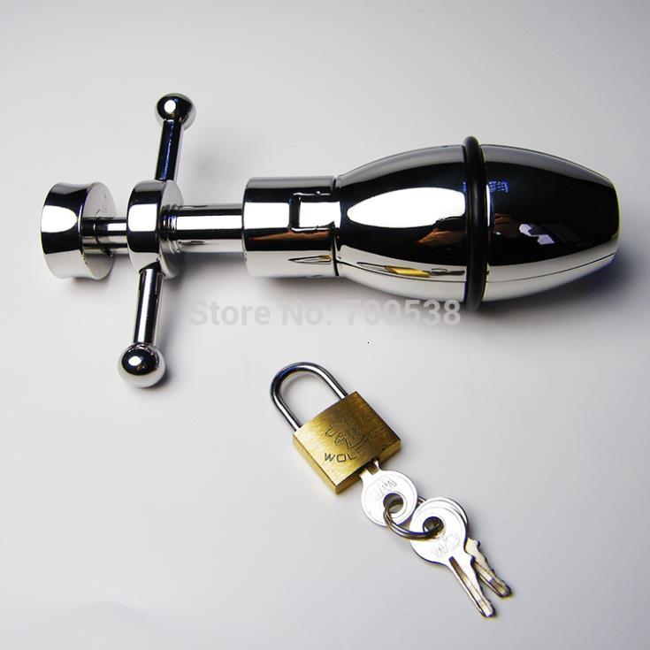 Stainless Steel Anal Stretching Device Adult Pleasure Toy With Secure Locking Feature For Enhanced Intimacy - 6