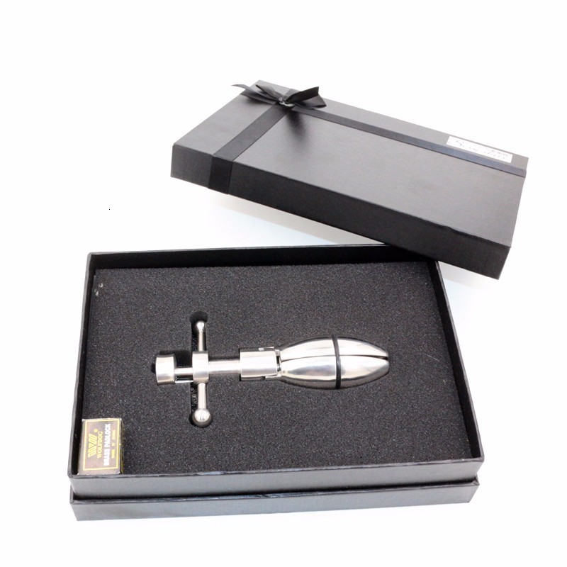 Stainless Steel Anal Stretching Device Adult Pleasure Toy With Secure Locking Feature For Enhanced Intimacy - 1