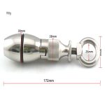 Metal Anal Dildo Chastity Lock Big Butt Plug Men Women Gay Member Sex Toy Huge Prostate Massager Bdsm Masturbator Wand - 6