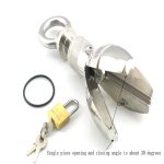 Metal Anal Dildo Chastity Lock Big Butt Plug Men Women Gay Member Sex Toy Huge Prostate Massager Bdsm Masturbator Wand - 3