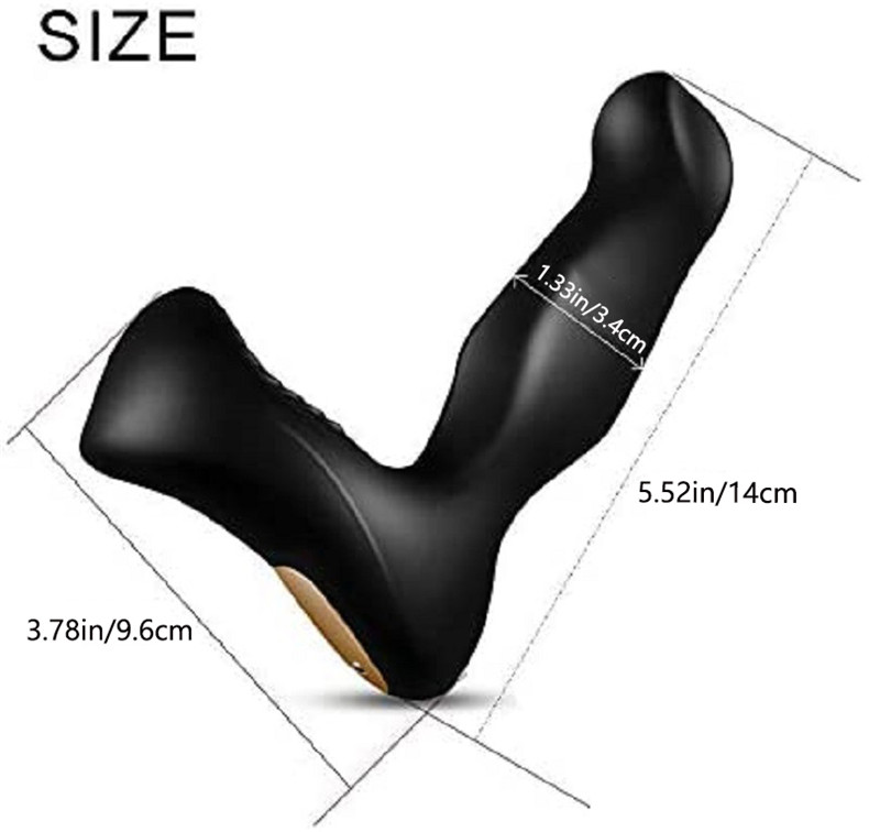 Remote Control Prostate Vibrator Telescopic Anal Massager Vibrating Butt Plug Male Masturbation Gay Sex Toy - 12