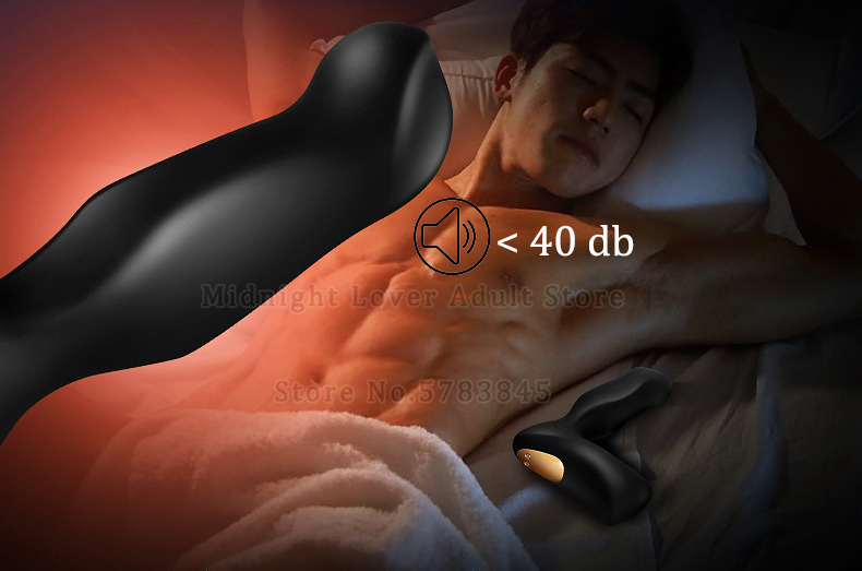 Remote Control Prostate Vibrator Telescopic Anal Massager Vibrating Butt Plug Male Masturbation Gay Sex Toy - 9