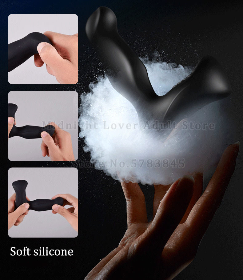 Remote Control Prostate Vibrator Telescopic Anal Massager Vibrating Butt Plug Male Masturbation Gay Sex Toy - 7