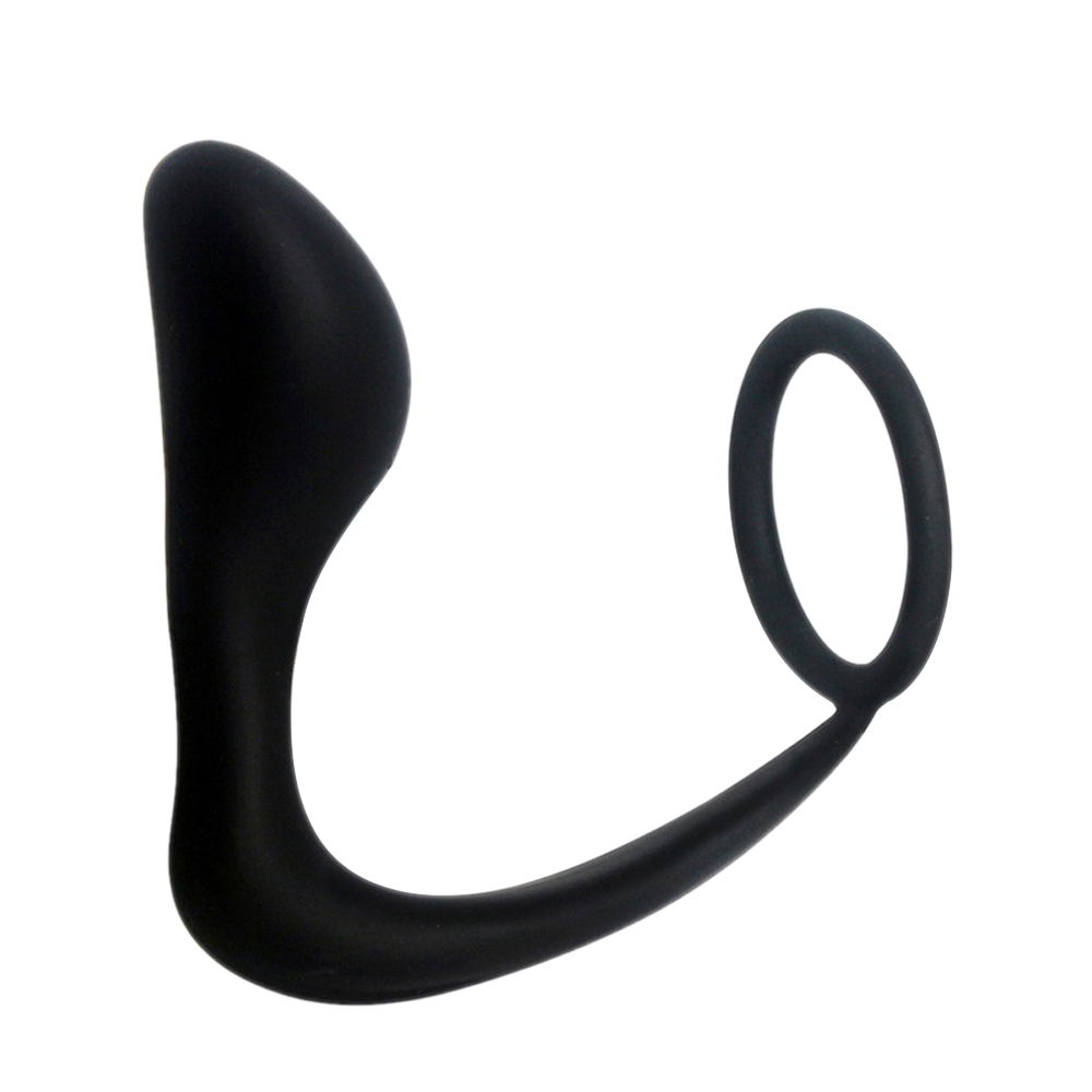 Waterproof Silicone Prostate Massager Gpoint Anal Butt Plug With Ring Adult Erotic Toy For Men - 6