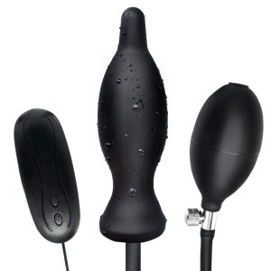Super Large Anal Balls Silicone Butt Plug Vibrator Inflatable Prostate Massager Dildo Pump Vagina Masturbator
