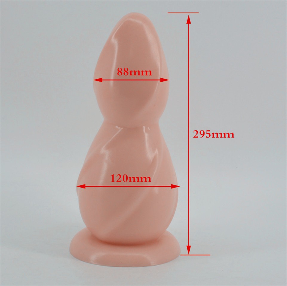 Super Large 116x47 Inch Thick Anal Plug Adult Intimate Stimulation Toy For Women Unique Design - 1
