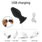Wireless Remote Tail Anal Plug Adult Games 10 Speeds Vibrating Butt Anus Stimulator For Couples Flirt Cosplay Toys - 6