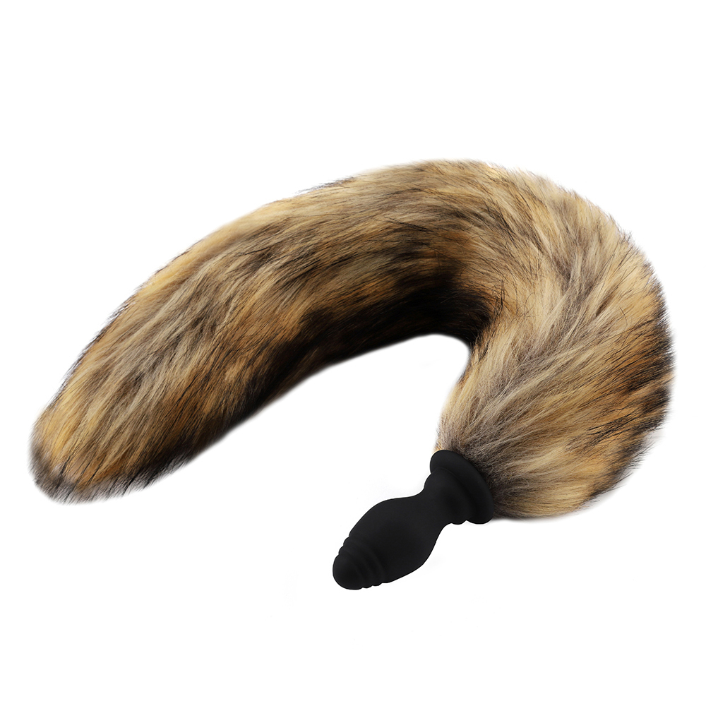 Wireless Vibrating Fox Tail Butt Plug 10speed Remote Control Anal Stimulator Adult Cosplay Game Toy For Couples - 13