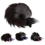Anal Sex Toys Funny Love Faux Fox Tail Butt Plug Sexy Romance Adult Games